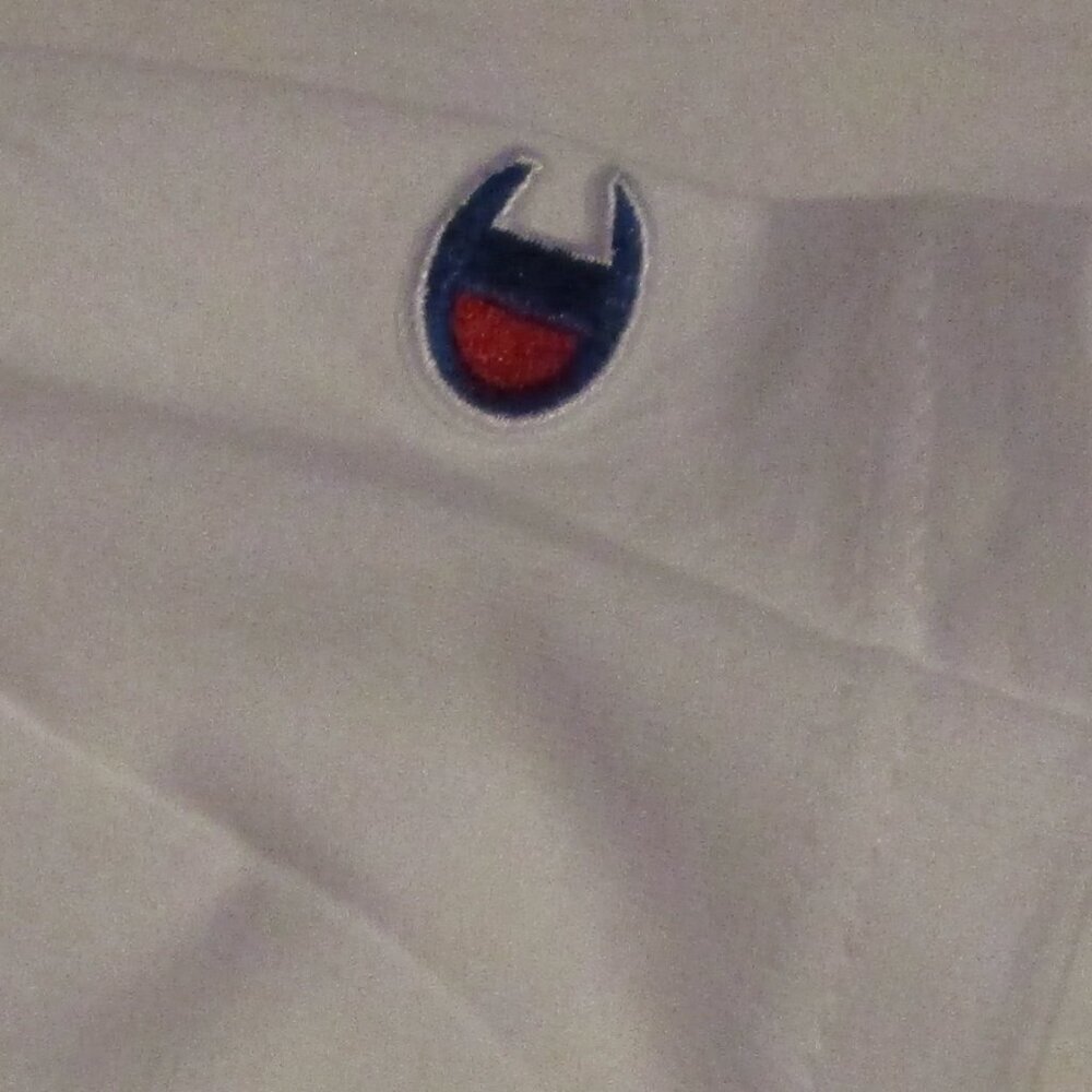 Champion Logo Print Crew Neck T-Shirt Size L - Picture 6 of 8